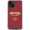 Iowa State University Collegiate Text iPhone 14 Clear Case